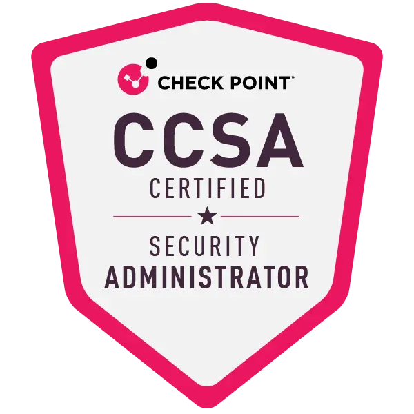 Check Point Certified Security Administrator Zertifizierungs-Badge